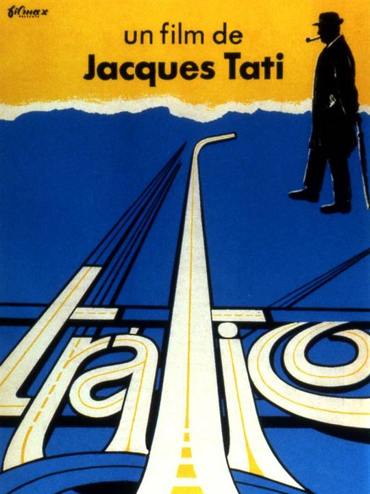 Tati im Stoßverkehr : Kinoposter Jacques Tati