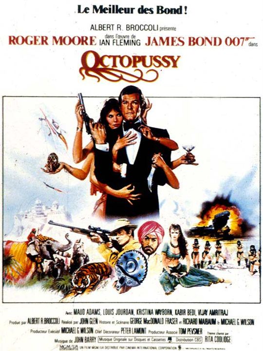 James Bond 007 - Octopussy : Kinoposter John Glen, Maud Adams