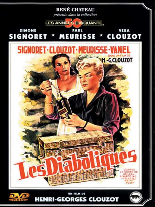 Die Teuflischen : Kinoposter Simone Signoret, Henri-Georges Clouzot, Vera Clouzot