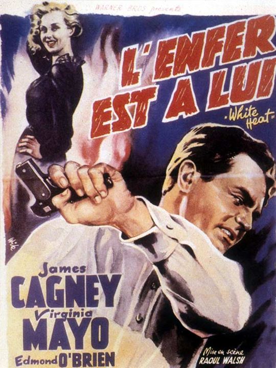 Sprung in den Tod : Kinoposter Raoul Walsh, James Cagney