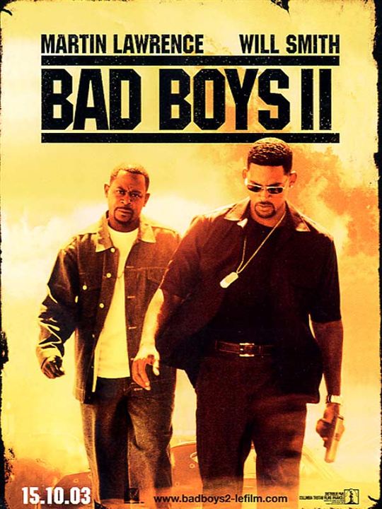 Bad Boys II : Kinoposter Martin Lawrence