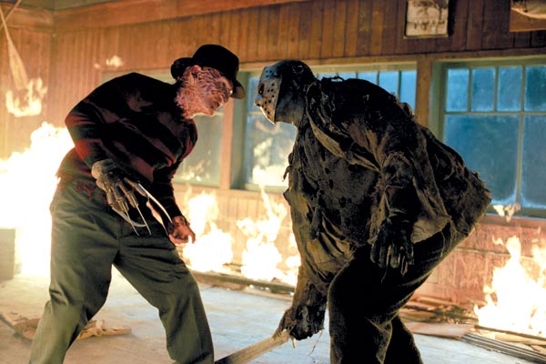 Freddy vs. Jason : Bild Ken Kirzinger, Robert Englund, Ronny Yu, Kelly Rowland