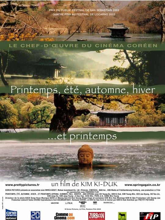 Frühling, Sommer, Herbst, Winter... und Frühling : Kinoposter Kim Ki-duk