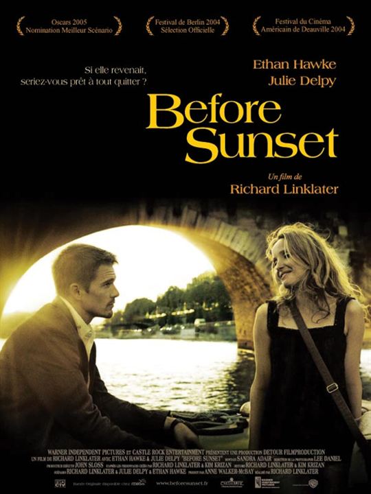Before Sunset : Kinoposter