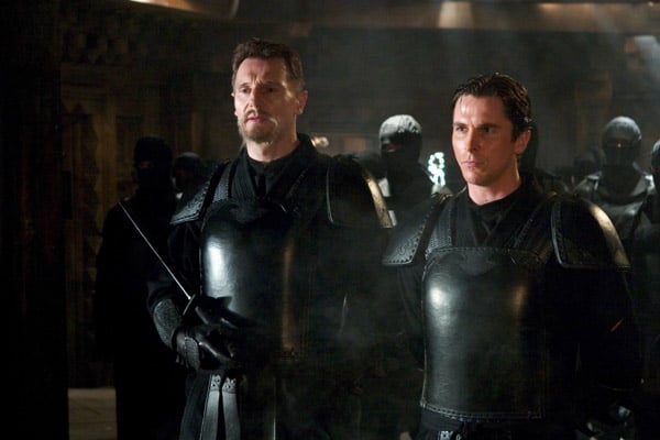 Batman Begins : Bild Liam Neeson, Christian Bale