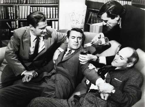Der unsichtbare Dritte : Bild Cary Grant, Alfred Hitchcock
