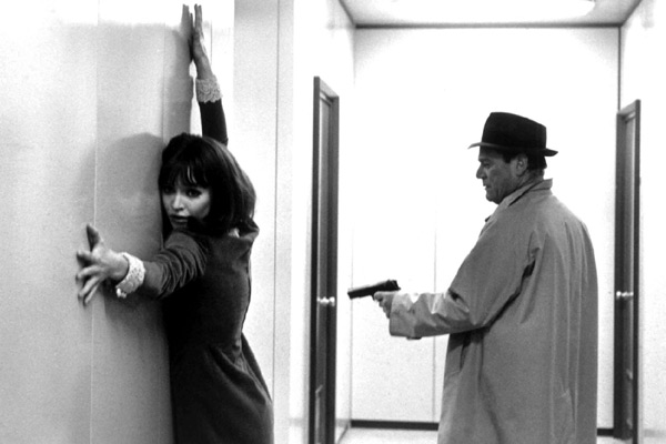 Lemmy Caution gegen Alpha 60 : Bild Jean-Luc Godard, Eddie Constantine, Anna Karina