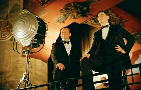 Aviator : Bild John C. Reilly, Leonardo DiCaprio, Martin Scorsese