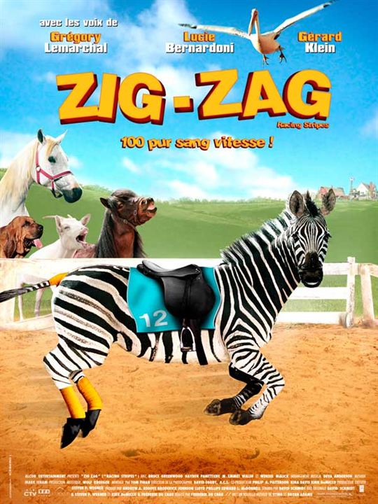 Im Rennstall ist das Zebra los! : Kinoposter Frederik Du Chau