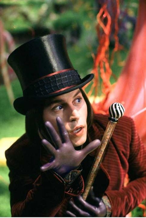 Charlie und die Schokoladenfabrik : Bild Tim Burton, Johnny Depp