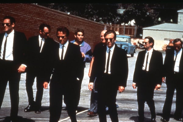 Reservoir Dogs : Bild Harvey Keitel, Steve Buscemi, Chris Penn, Edward Bunker, Michael Madsen, Tim Roth