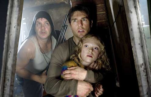 Krieg der Welten : Bild Dakota Fanning, Tom Cruise, Steven Spielberg