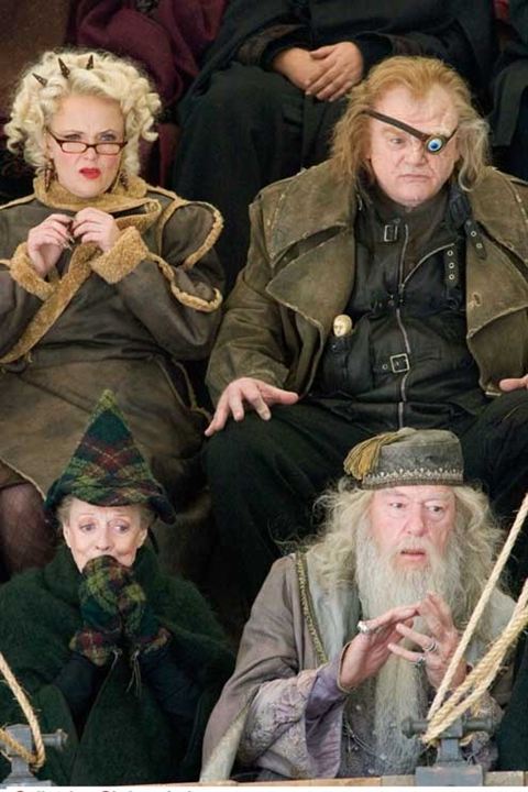 Harry Potter und der Feuerkelch : Bild Michael Gambon, Mike Newell, Miranda Richardson, Brendan Gleeson, Maggie Smith