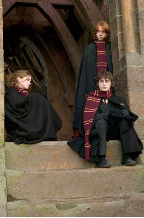 Harry Potter und der Feuerkelch : Bild Mike Newell, Daniel Radcliffe, Emma Watson, Rupert Grint