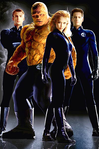 Fantastic Four : Bild Michael Chiklis, Jessica Alba, Ioan Gruffudd, Chris Evans