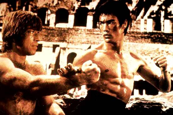 Die Todeskralle schlägt wieder zu : Bild Bruce Lee, Chuck Norris
