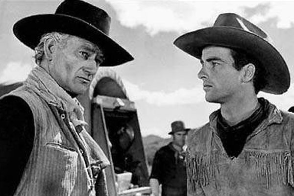 Panik am roten Fluß : Bild John Wayne, Montgomery Clift, Howard Hawks