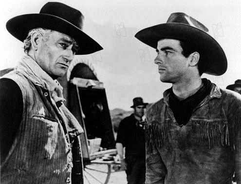 Panik am roten Fluß : Bild John Wayne, Montgomery Clift, Howard Hawks