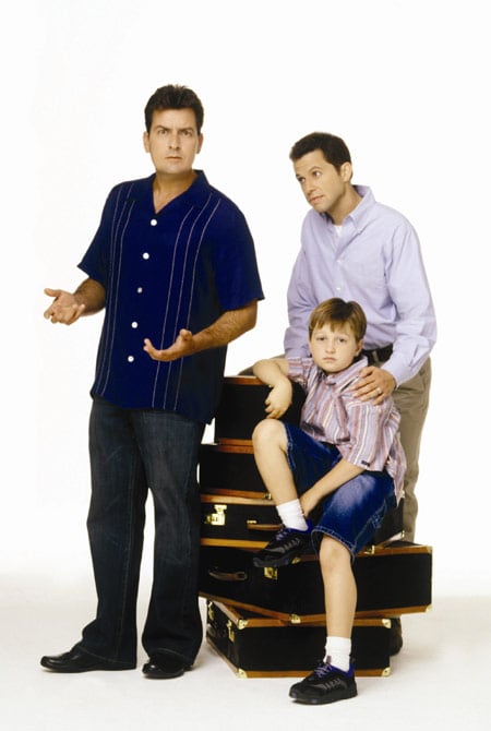 Bild Charlie Sheen, Jon Cryer, Angus T. Jones