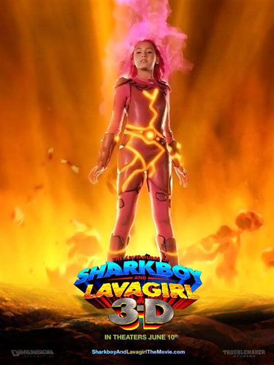 Die Abenteuer von Sharkboy und Lavagirl : Kinoposter