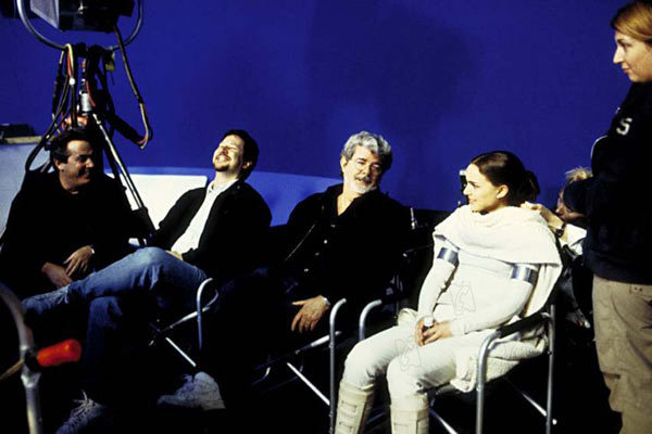 Star Wars: Episode II - Angriff der Klonkrieger : Bild Natalie Portman, Rick McCallum, George Lucas, John Knoll