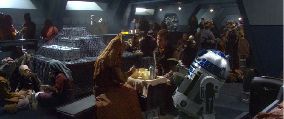 Star Wars: Episode II - Angriff der Klonkrieger : Bild Kenny Baker, Natalie Portman, Hayden Christensen