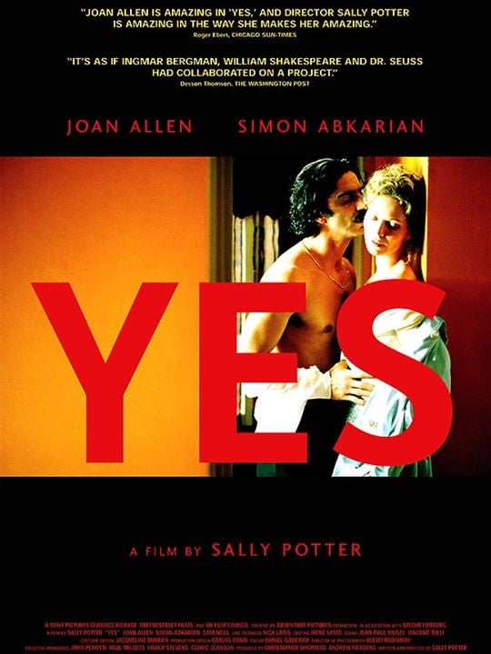 Yes : Kinoposter Simon Abkarian