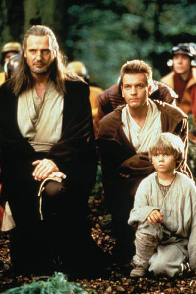 Star Wars: Episode I - Die dunkle Bedrohung : Bild Ewan McGregor, Jake Lloyd, Liam Neeson