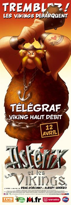 Asterix und die Wikinger : Kinoposter Stefan Fjeldmark, Jesper Møller