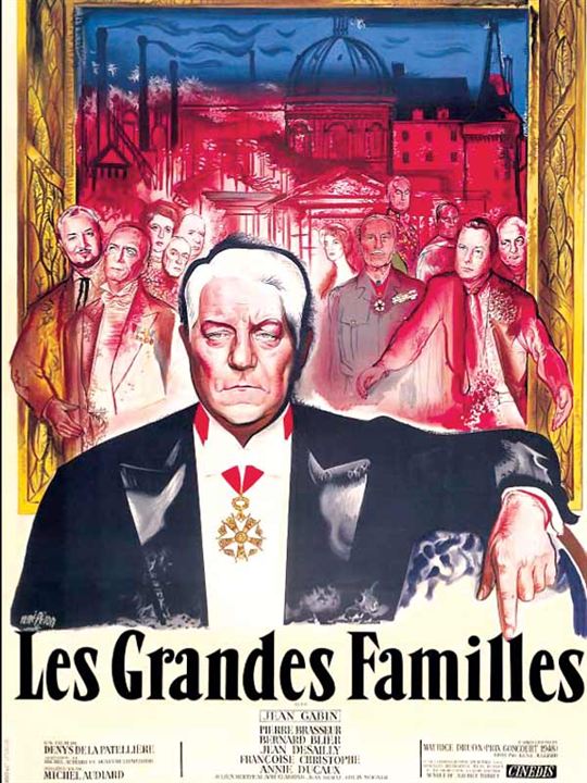 Die großen Familien : Kinoposter Jean Gabin, Denys de La Patellière