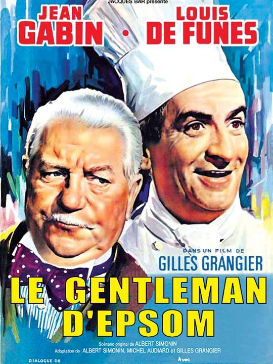 Ein Herr aus besten Kreisen : Kinoposter Gilles Grangier, Jean Gabin, Louis de Funès