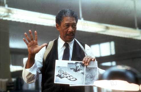 Sieben : Bild Morgan Freeman, David Fincher