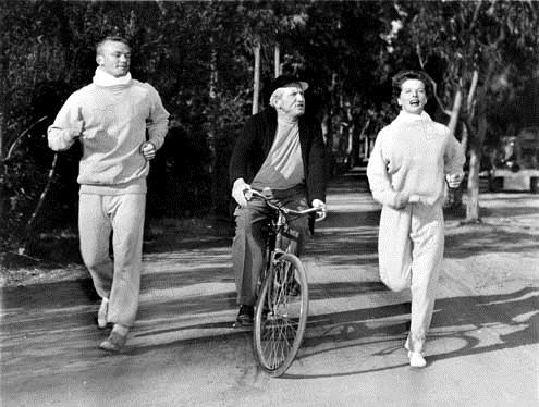 Pat and Mike : Bild Aldo Ray, George Cukor, Katharine Hepburn, Spencer Tracy