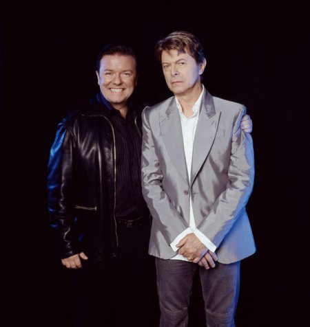 Bild Ricky Gervais, David Bowie