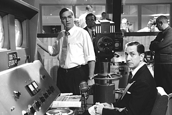 Good Night, and Good Luck : Bild David Strathairn, George Clooney