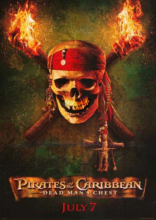 Pirates of the Caribbean - Fluch der Karibik 2 : Kinoposter