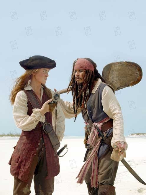 Pirates of the Caribbean - Fluch der Karibik 2 : Bild Gore Verbinski, Johnny Depp, Keira Knightley