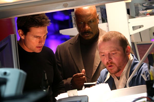 Mission: Impossible III : Bild Simon Pegg, Tom Cruise, Ving Rhames
