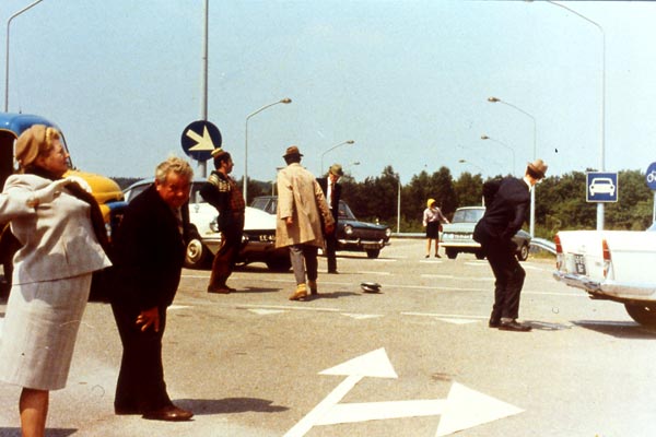 Tati im Stoßverkehr : Bild Jacques Tati