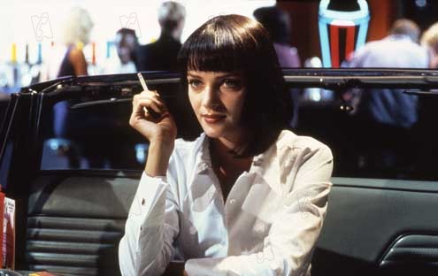 Pulp Fiction : Bild Uma Thurman, Quentin Tarantino