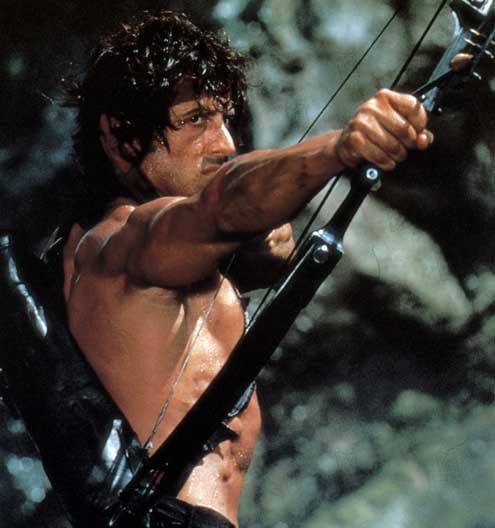 Rambo II : Bild George Pan Cosmatos, Sylvester Stallone