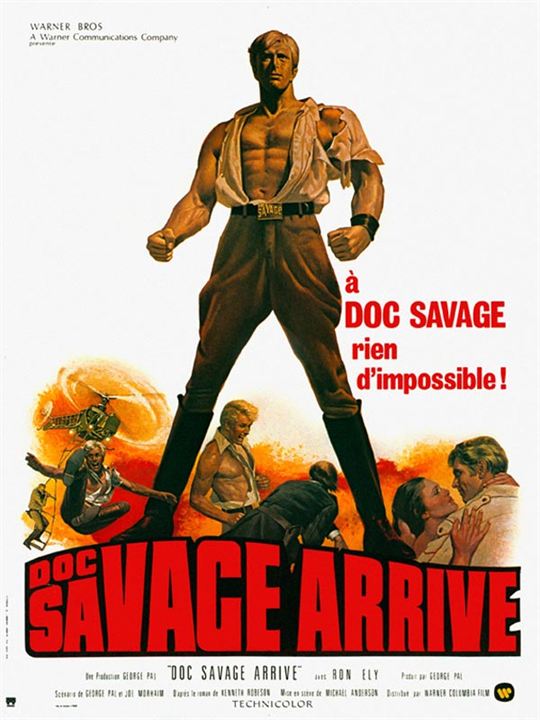 Doc Savage - Der Mann aus Bronze : Kinoposter Ron Ely, Michael Anderson