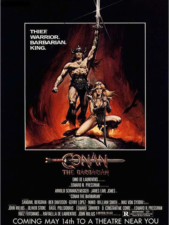 Conan - Der Barbar : Kinoposter John Milius, Robert E. Howard