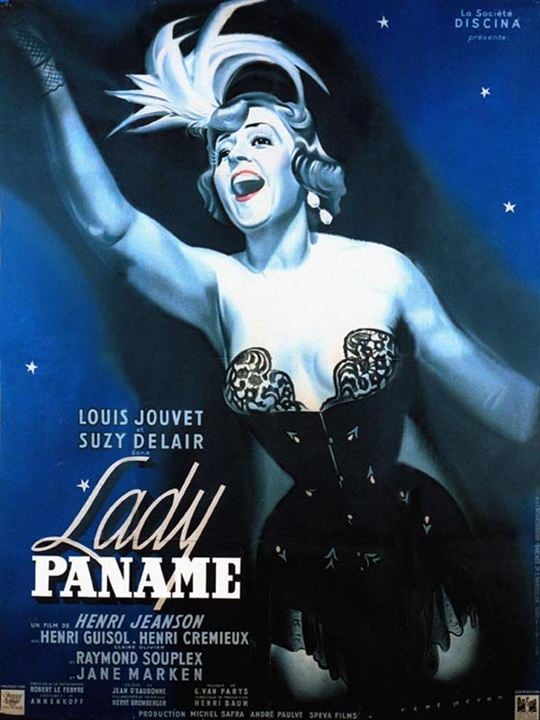 Lady Paname : Kinoposter Suzy Delair, Henri Jeanson