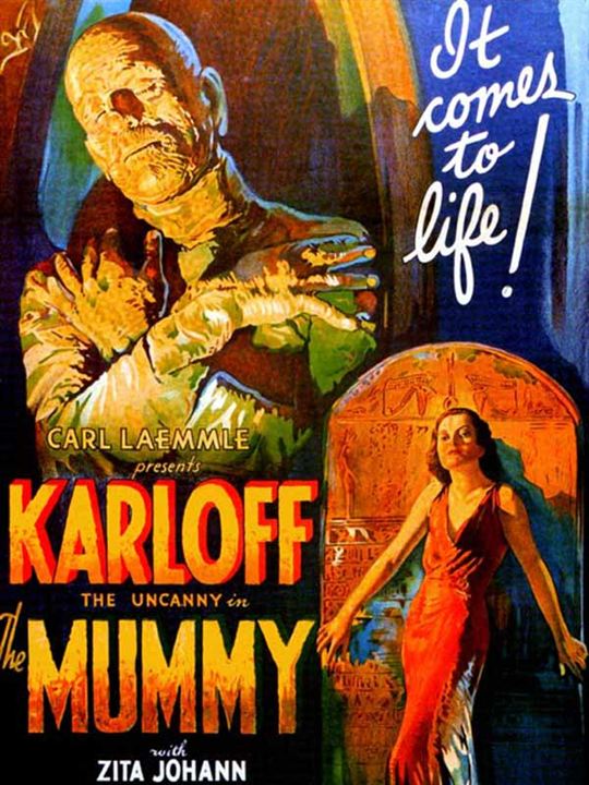 Die Mumie : Kinoposter Karl Freund