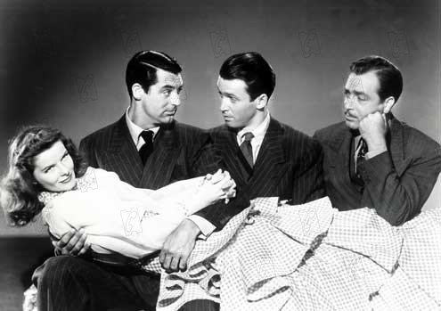 Die Nacht vor der Hochzeit : Bild Cary Grant, George Cukor, Katharine Hepburn, James Stewart