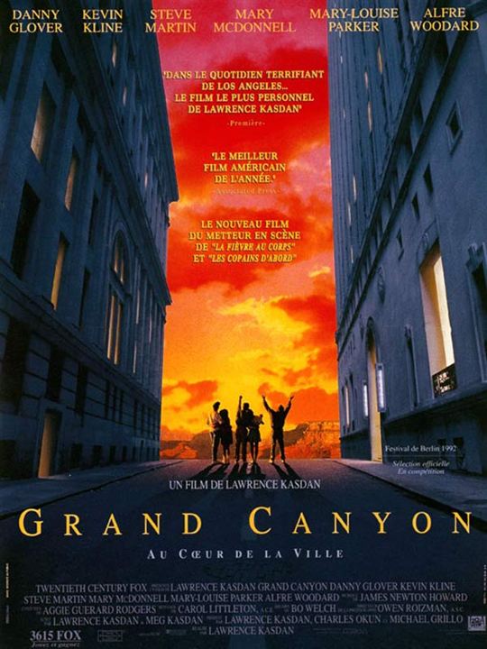 Grand Canyon - Im Herzen der Stadt : Kinoposter Lawrence Kasdan
