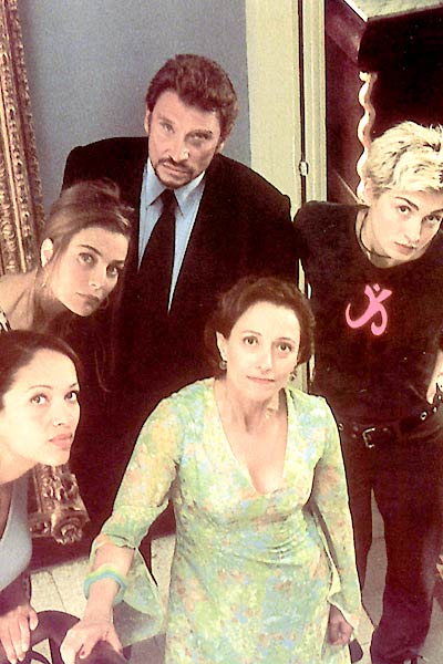 Pourquoi pas moi? : Bild Carmen Chaplin, Elli Medeiros, Stéphane Giusti, Brigitte Roüan, Johnny Hallyday, Julie Gayet