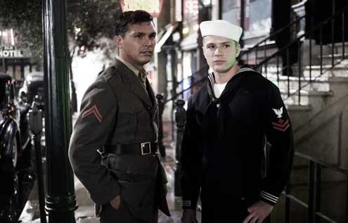 Flags of Our Fathers : Bild Ryan Phillippe, Clint Eastwood, Adam Beach