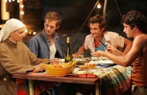 Fromme Lüge : Bild Richaud Valls, Clément Sibony, Nicolas Duvauchelle, Gérald Hustache-Mathieu, Sophie Quinton